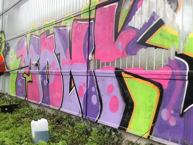Graffiti verwijderen